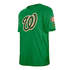 Washington Nationals St. Patrick's Day Shamrock Fill T-Shirt Kelly Green