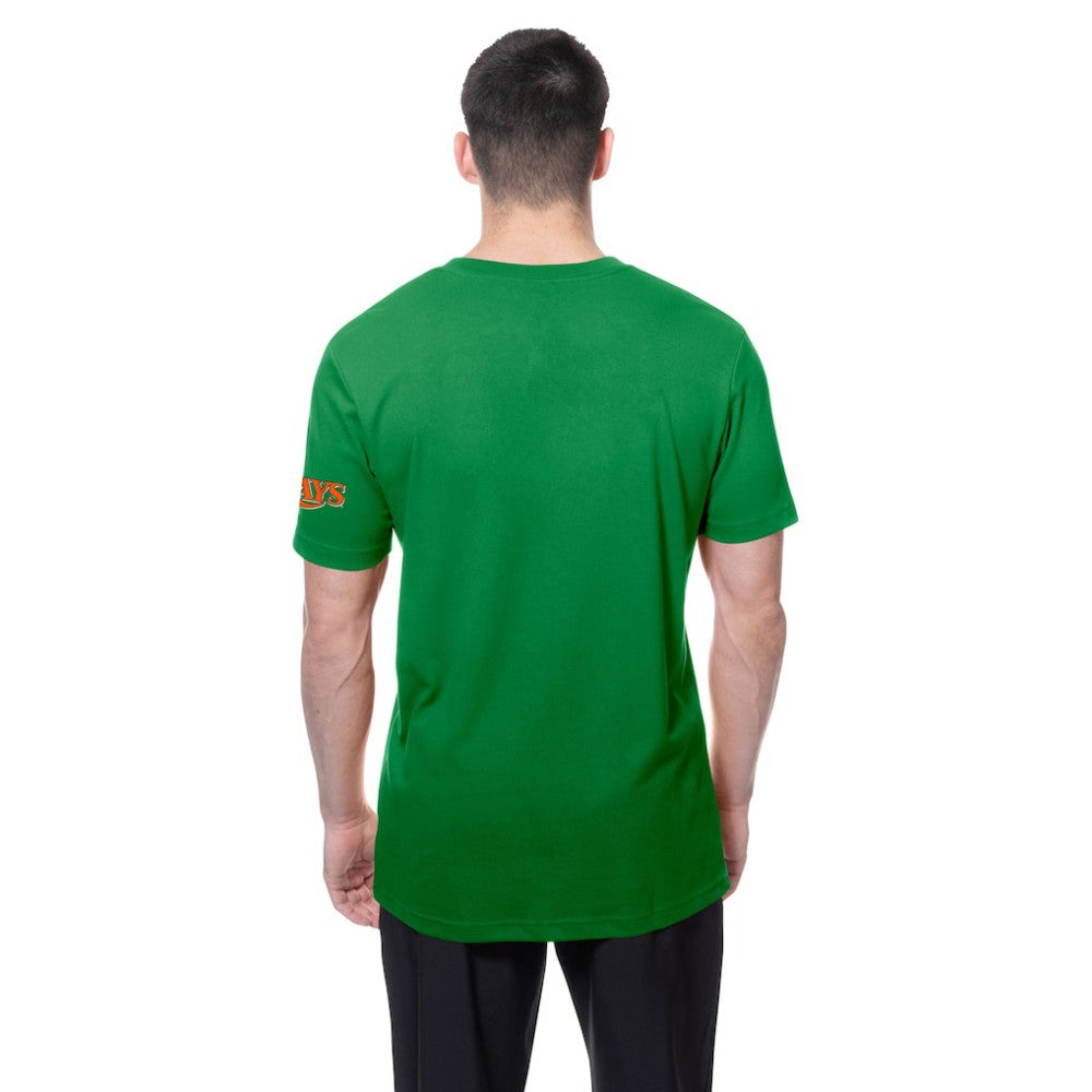 Tampa Bay Rays St. Patrick's Day Shamrock Fill T-Shirt Kelly Green