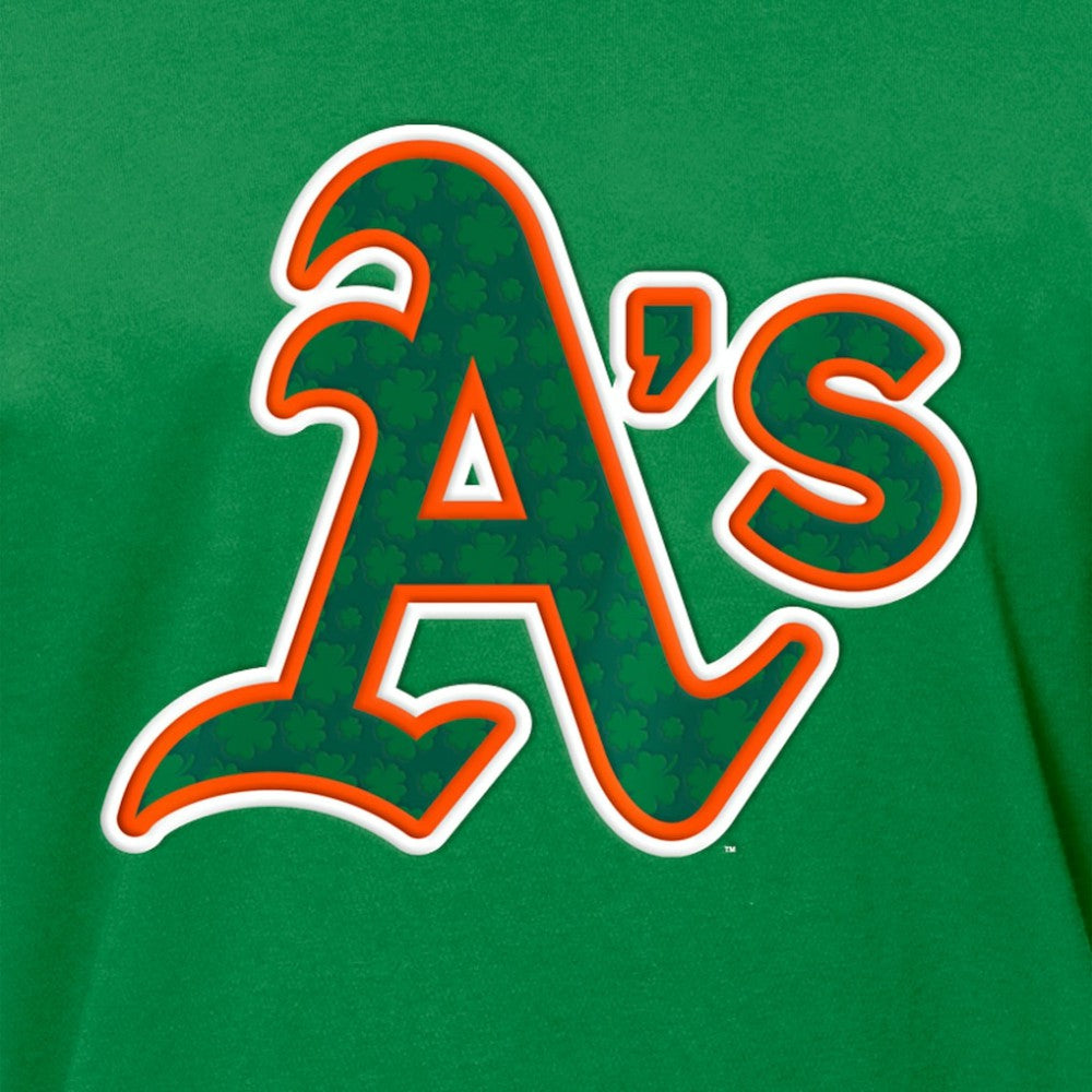 Athletics St. Patrick's Day Shamrock Fill T-Shirt Kelly Green