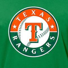 Texas Rangers St. Patrick's Day Shamrock Fill T-Shirt Kelly Green