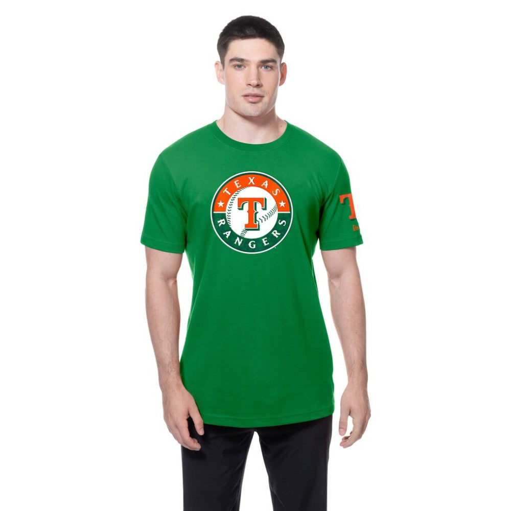 Texas Rangers St. Patrick's Day Shamrock Fill T-Shirt Kelly Green