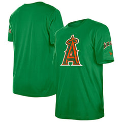 Los Angeles Angels St. Patrick's Day Shamrock Fill T-Shirt Kelly Green