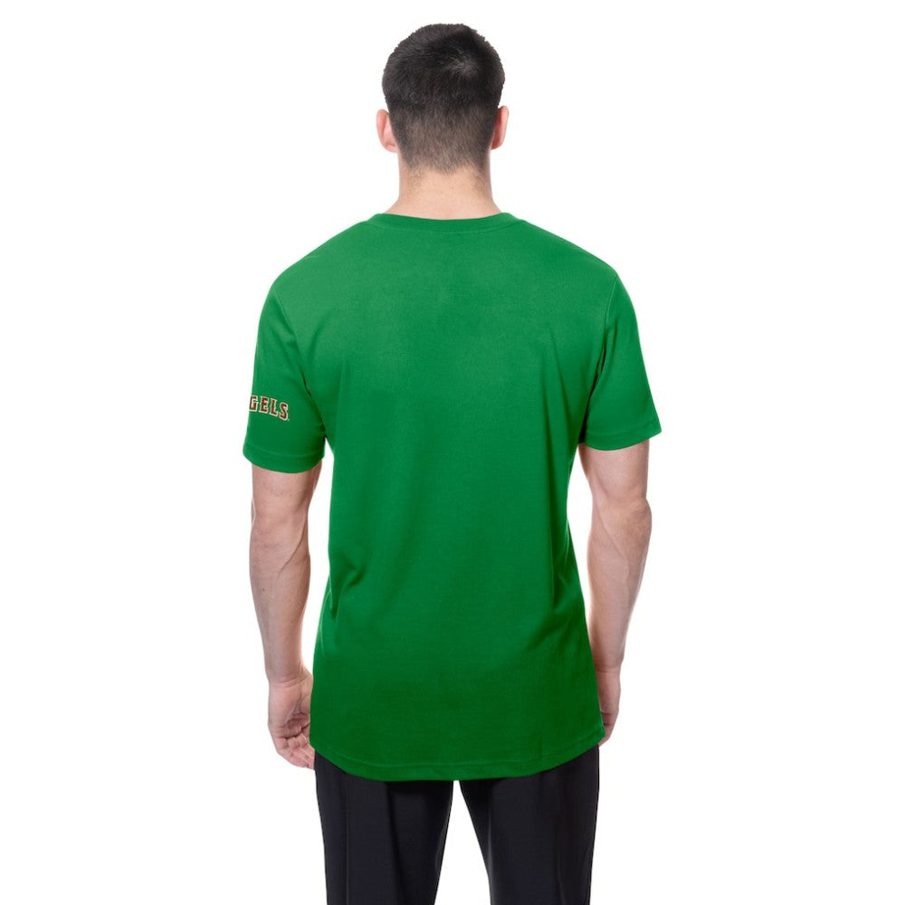 Los Angeles Angels St. Patrick's Day Shamrock Fill T-Shirt Kelly Green