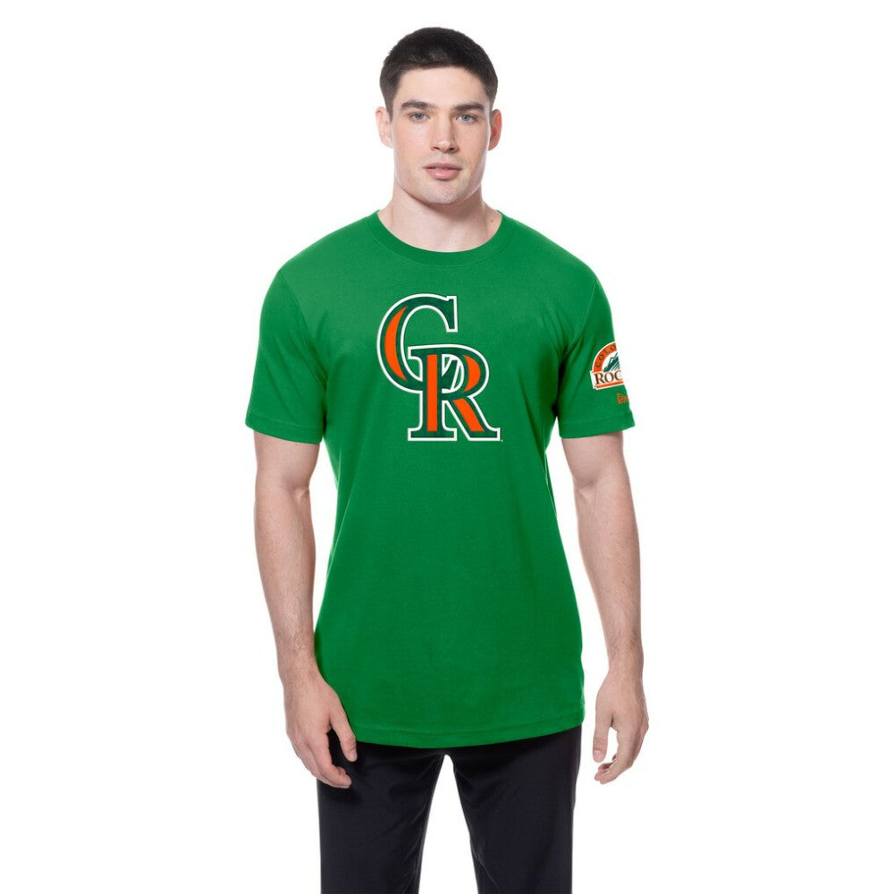Colorado Rockies St. Patrick's Day Shamrock Fill T-Shirt Kelly Green