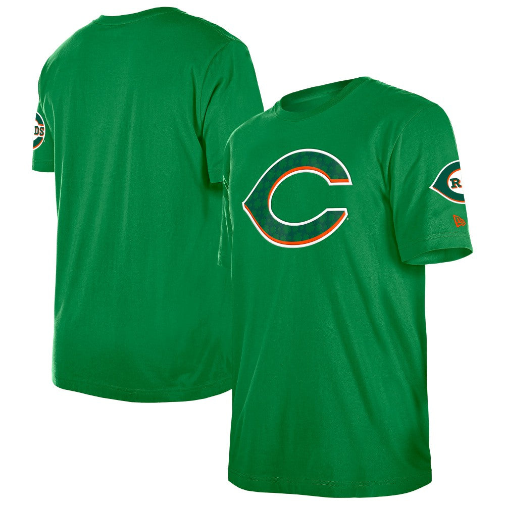Cincinnati Reds St. Patrick's Day Shamrock Fill T-Shirt Kelly Green