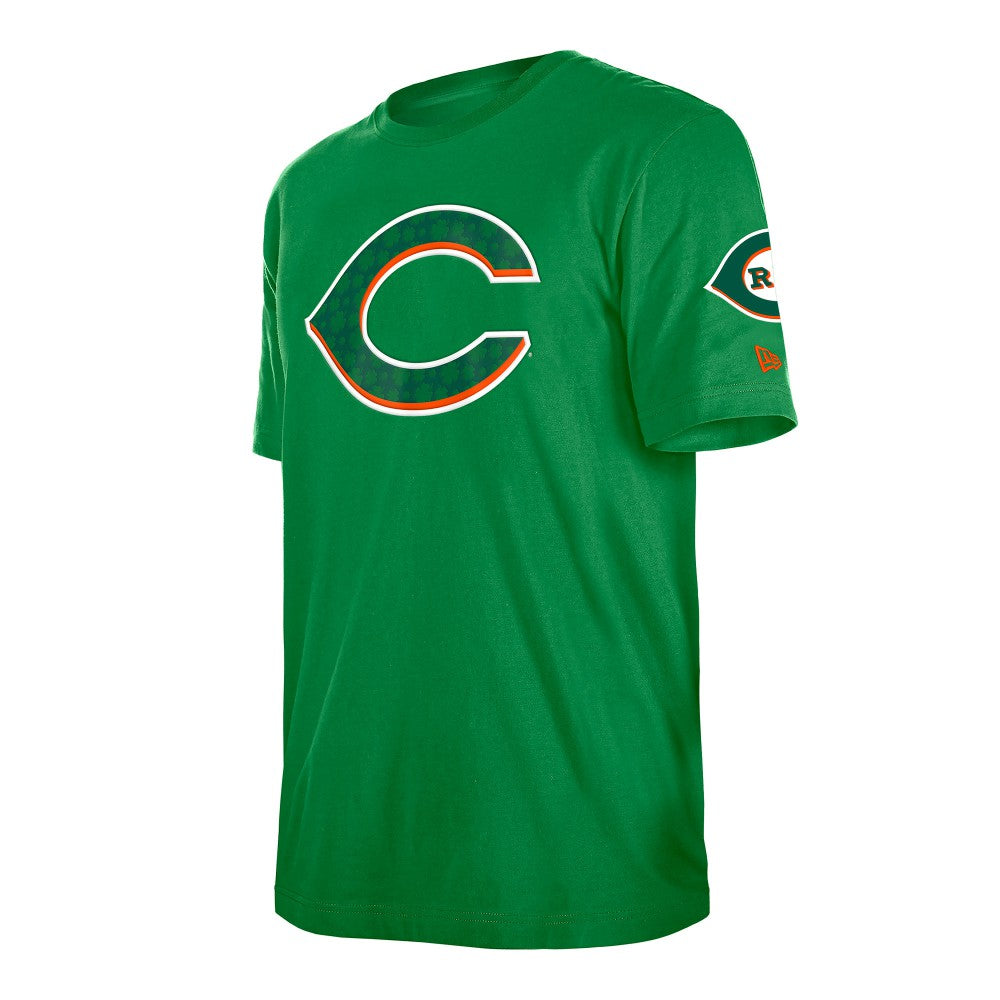Cincinnati Reds St. Patrick's Day Shamrock Fill T-Shirt Kelly Green