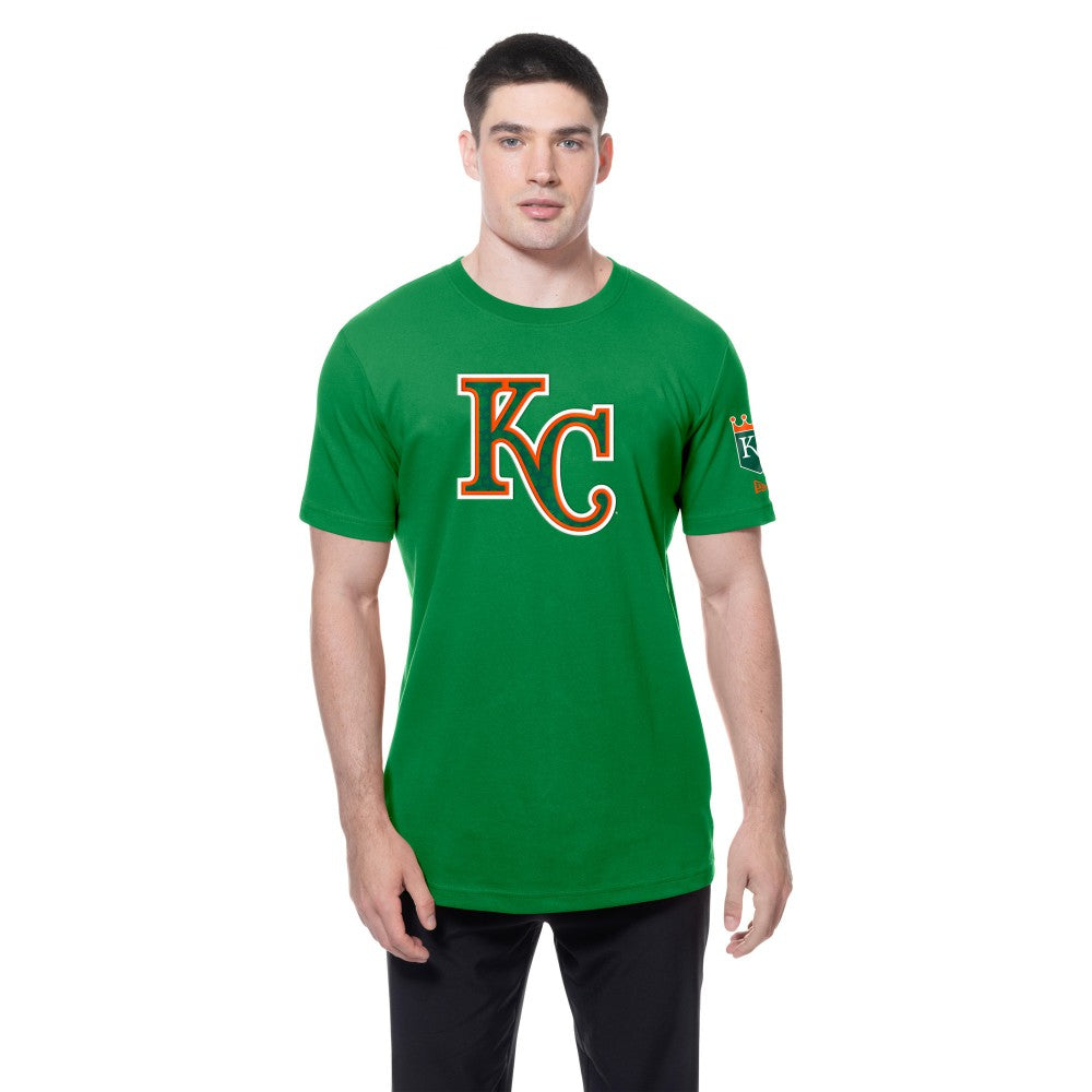 Kansas City Royals St. Patrick's Day Shamrock Fill T-Shirt Kelly Green