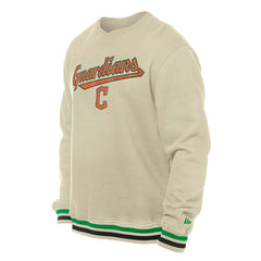 Cleveland Guardians St. Patrick's Day Twill Pullover Sweatshirt Cream