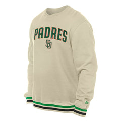San Diego Padres St. Patrick's Day Twill Pullover Sweatshirt Cream