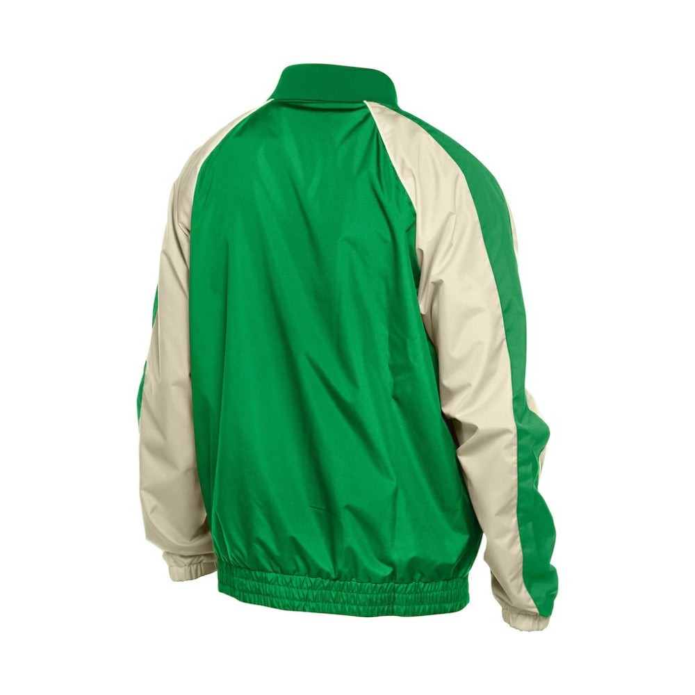 New York Yankees St. Patrick's Day Ripstop Raglan Quarter-Zip Windbreaker Kelly Green