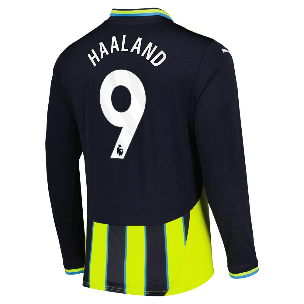 Erling Haaland Manchester City 2024/25 Away Replica Long Sleeve Player Jersey - Navy online