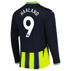 Erling Haaland Manchester City 2024/25 Away Replica Long Sleeve Player Jersey - Navy online