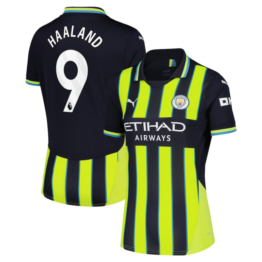 Erling Haaland Manchester City Women's 2024/25 Away Replica Player Jersey - Navy on sale