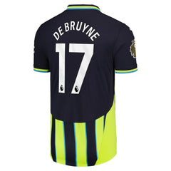 Kevin De Bruyne Manchester City 2024/25 Away Player Jersey - Navy shop