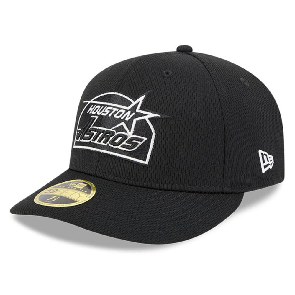 Houston Astros 2025 MLB Clubhouse Low Profile 59FIFTY Fitted Hat Black
