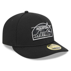 Houston Astros 2025 MLB Clubhouse Low Profile 59FIFTY Fitted Hat Black