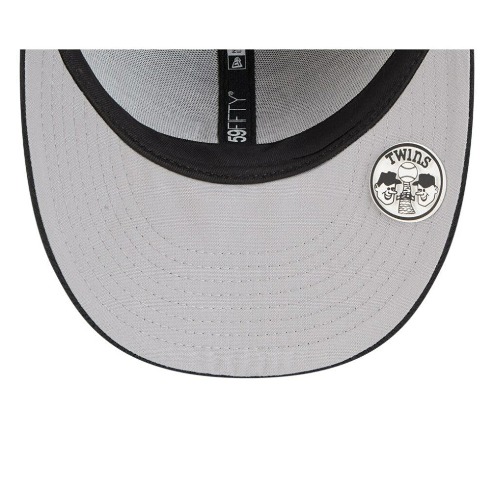 Minnesota Twins 2025 MLB Clubhouse Low Profile 59FIFTY Fitted Hat Black