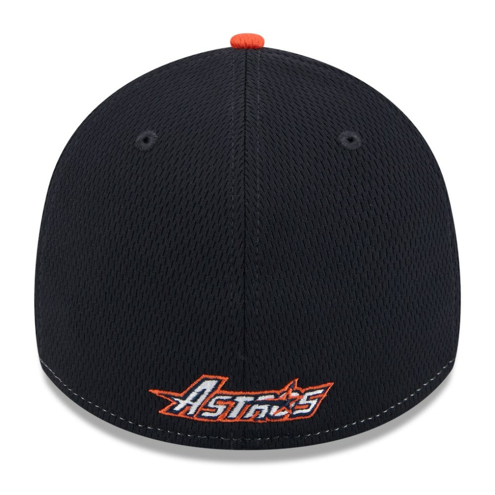 Houston Astros 2025 MLB Clubhouse 39THIRTY Flex Hat Navy/Orange