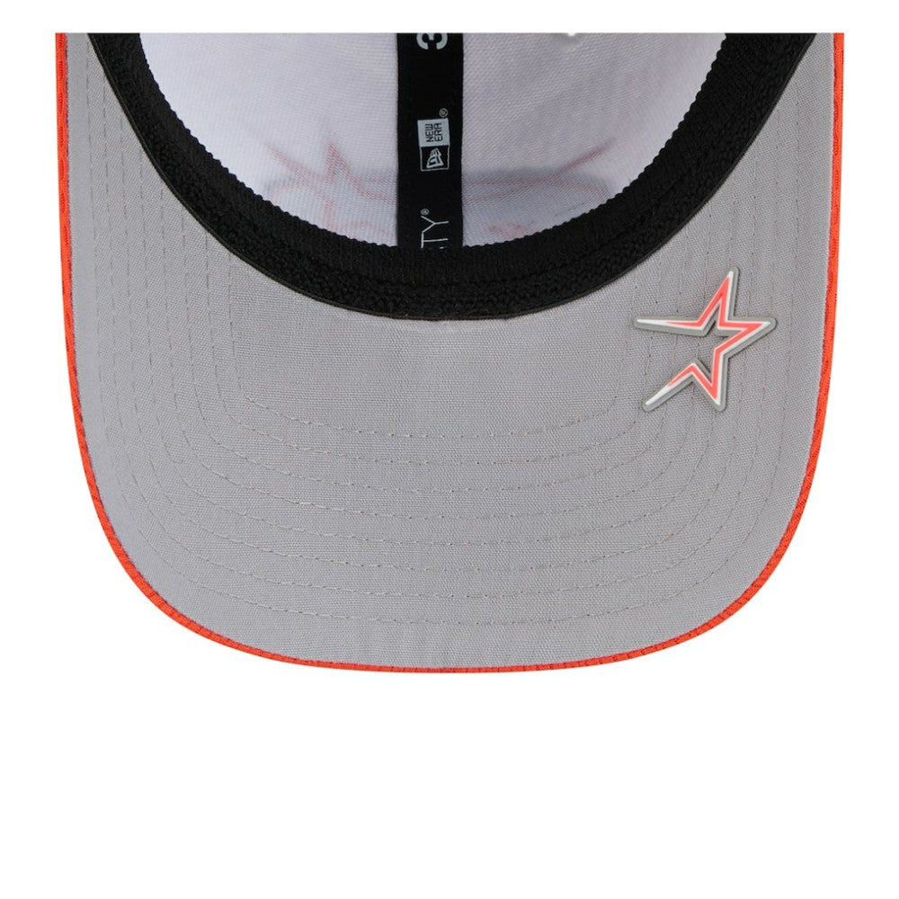 Houston Astros 2025 MLB Clubhouse 39THIRTY Flex Hat Navy/Orange