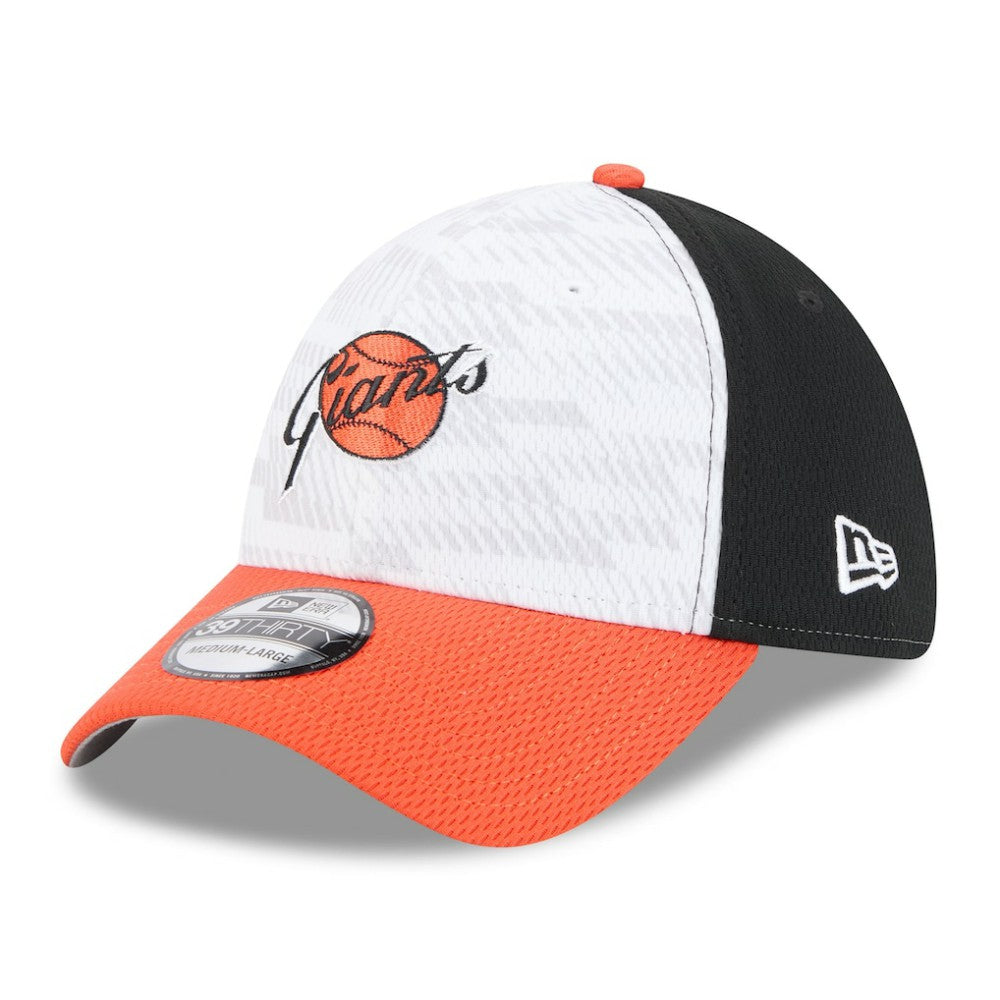 San Francisco Giants 2025 MLB Clubhouse 39THIRTY Flex Hat Black/Orange