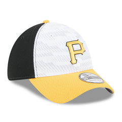 Pittsburgh Pirates 2025 MLB Clubhouse 39THIRTY Flex Hat Black/Gold