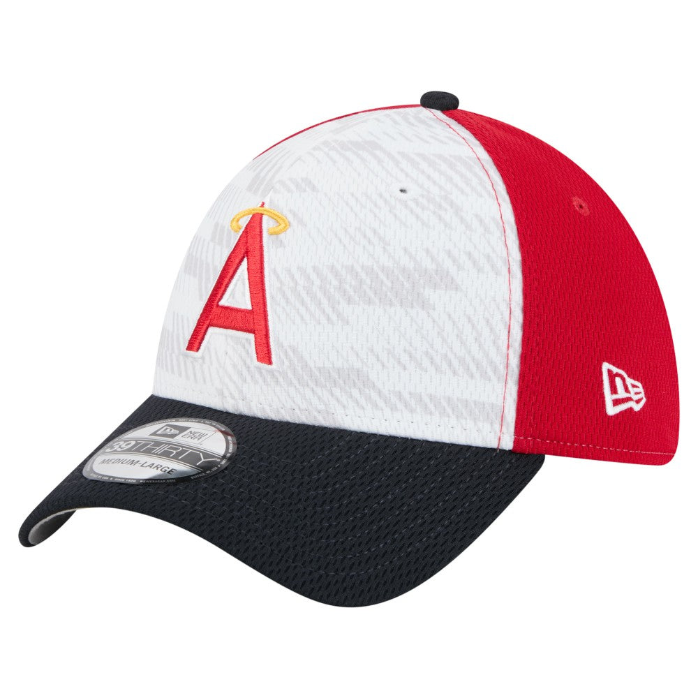 Los Angeles Angels 2025 MLB Clubhouse 39THIRTY Flex Hat Red/Navy