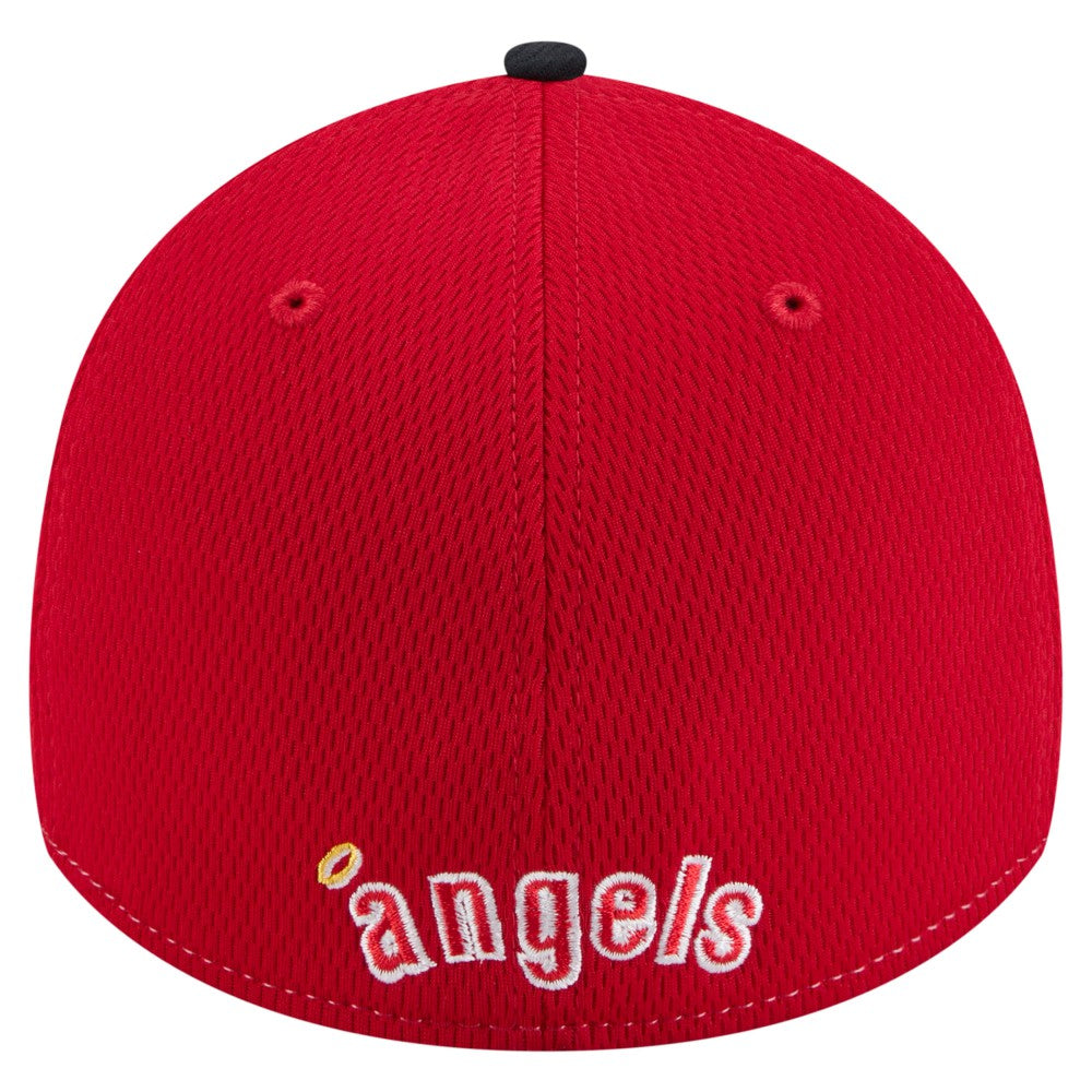 Los Angeles Angels 2025 MLB Clubhouse 39THIRTY Flex Hat Red/Navy