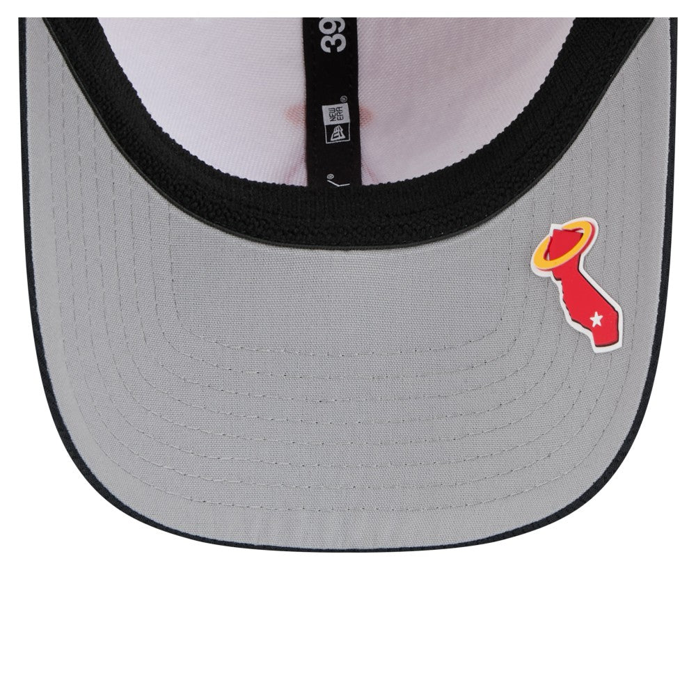 Los Angeles Angels 2025 MLB Clubhouse 39THIRTY Flex Hat Red/Navy