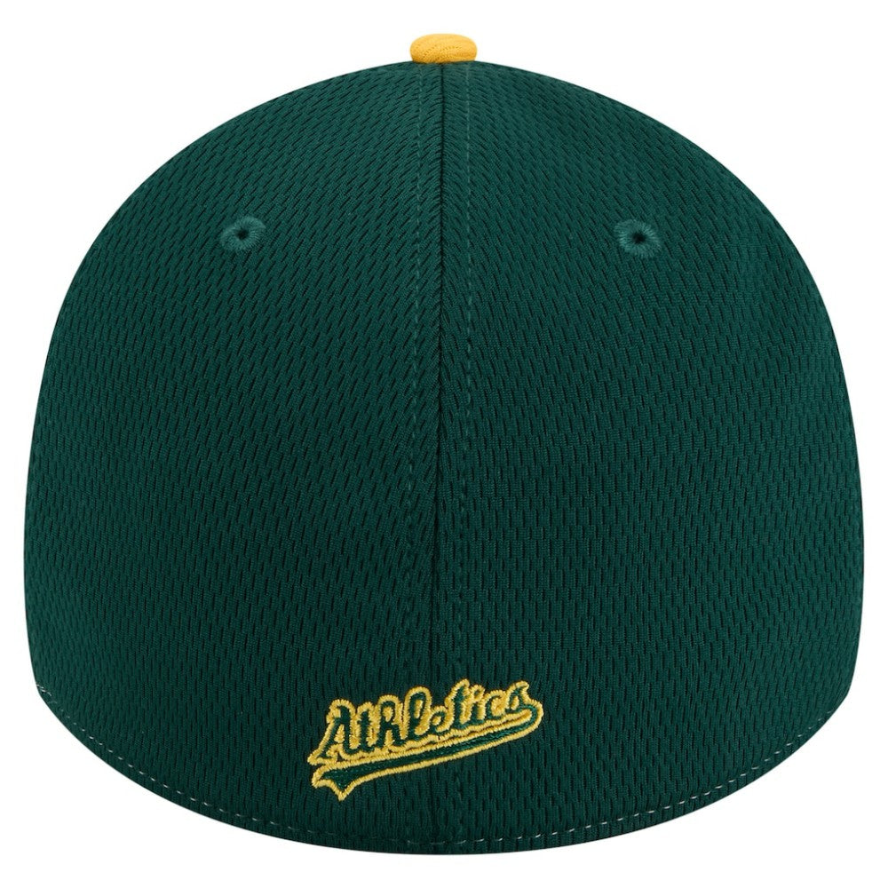 Athletics 2025 MLB Clubhouse 39THIRTY Flex Hat Dark Green/Gold