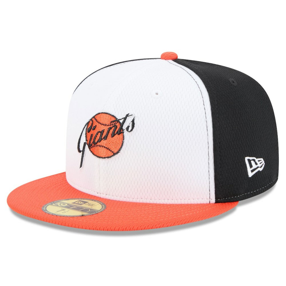San Francisco Giants 2025 MLB Clubhouse 59FIFTY Fitted Hat Black/Orange