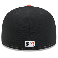 San Francisco Giants 2025 MLB Clubhouse 59FIFTY Fitted Hat Black/Orange