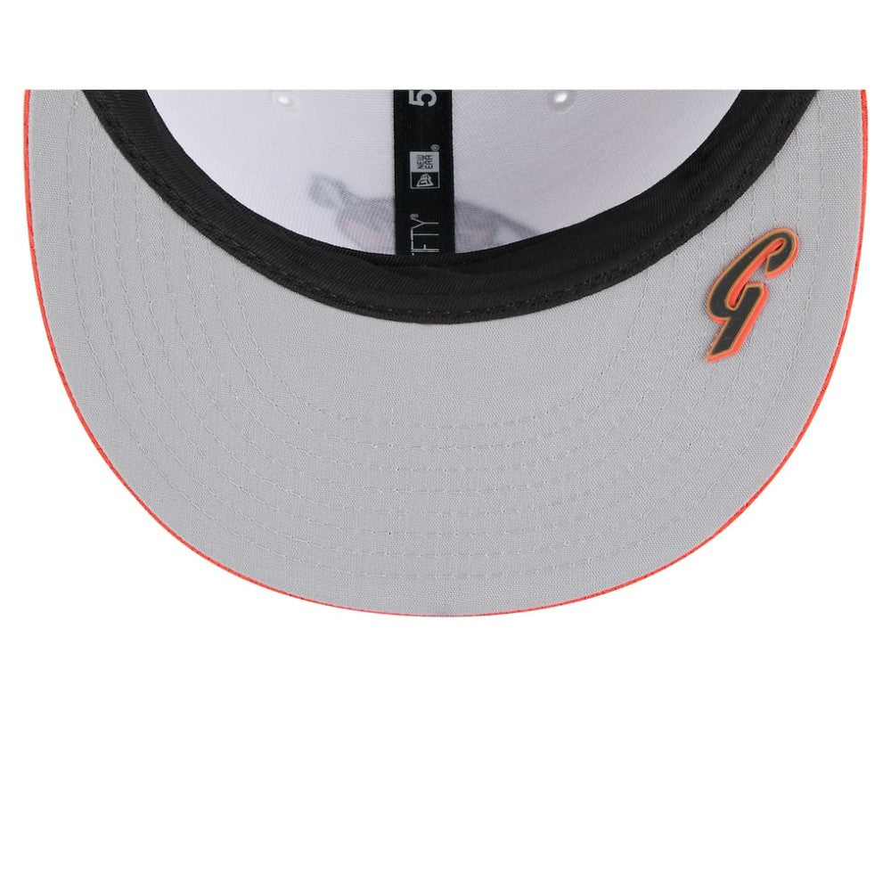 San Francisco Giants 2025 MLB Clubhouse 59FIFTY Fitted Hat Black/Orange