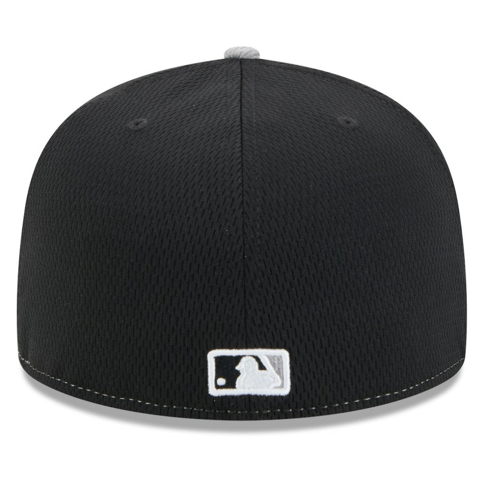 Chicago White Sox 2025 MLB Clubhouse 59FIFTY Fitted Hat Black/Gray