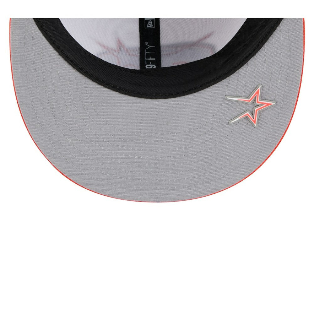 Houston Astros 2025 MLB Clubhouse 59FIFTY Fitted Hat Navy/Orange