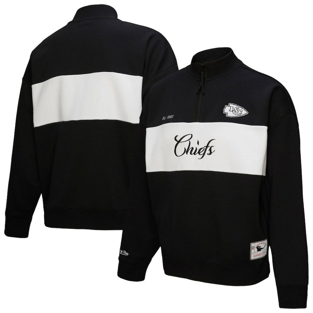 Kansas City Chiefs Women's Quarter-Zip Jacket - Black online