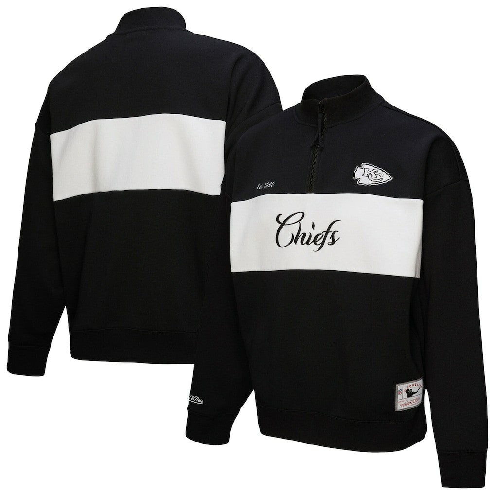 Kansas City Chiefs Women's Quarter-Zip Jacket - Black online