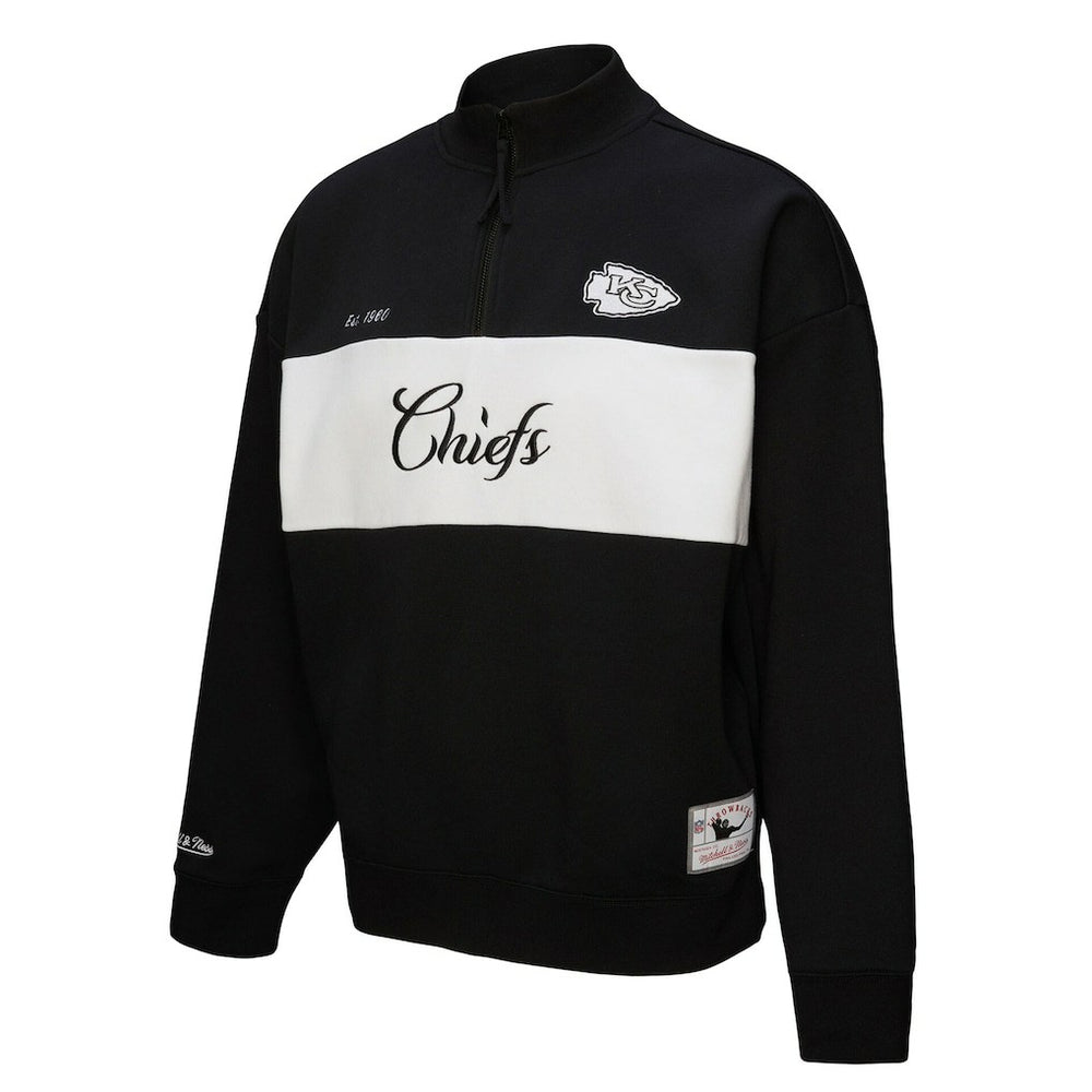 Kansas City Chiefs Women's Quarter-Zip Jacket - Black online