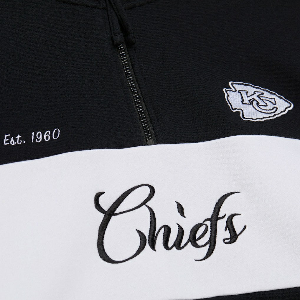 Kansas City Chiefs Women's Quarter-Zip Jacket - Black online
