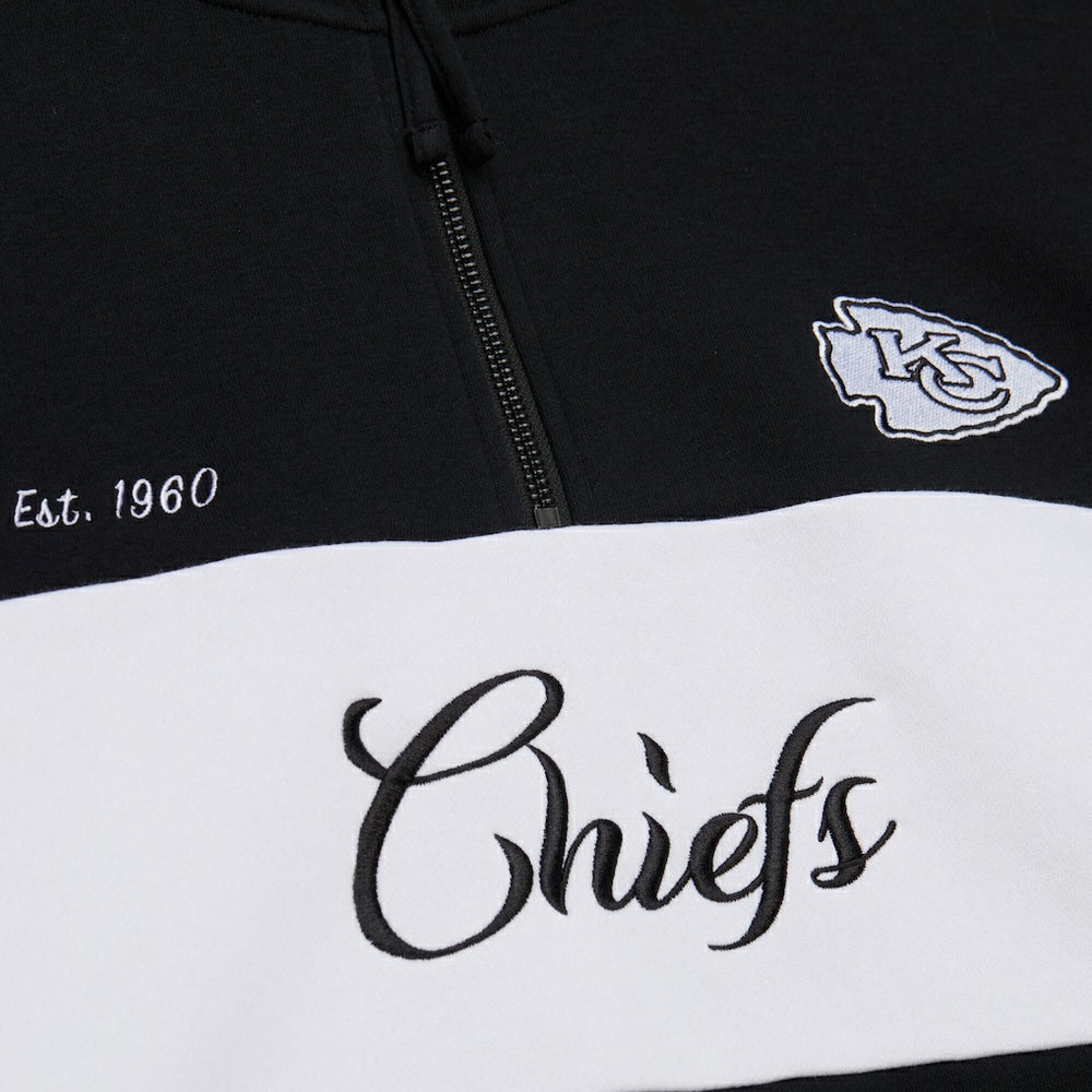 Kansas City Chiefs Women's Quarter-Zip Jacket - Black online