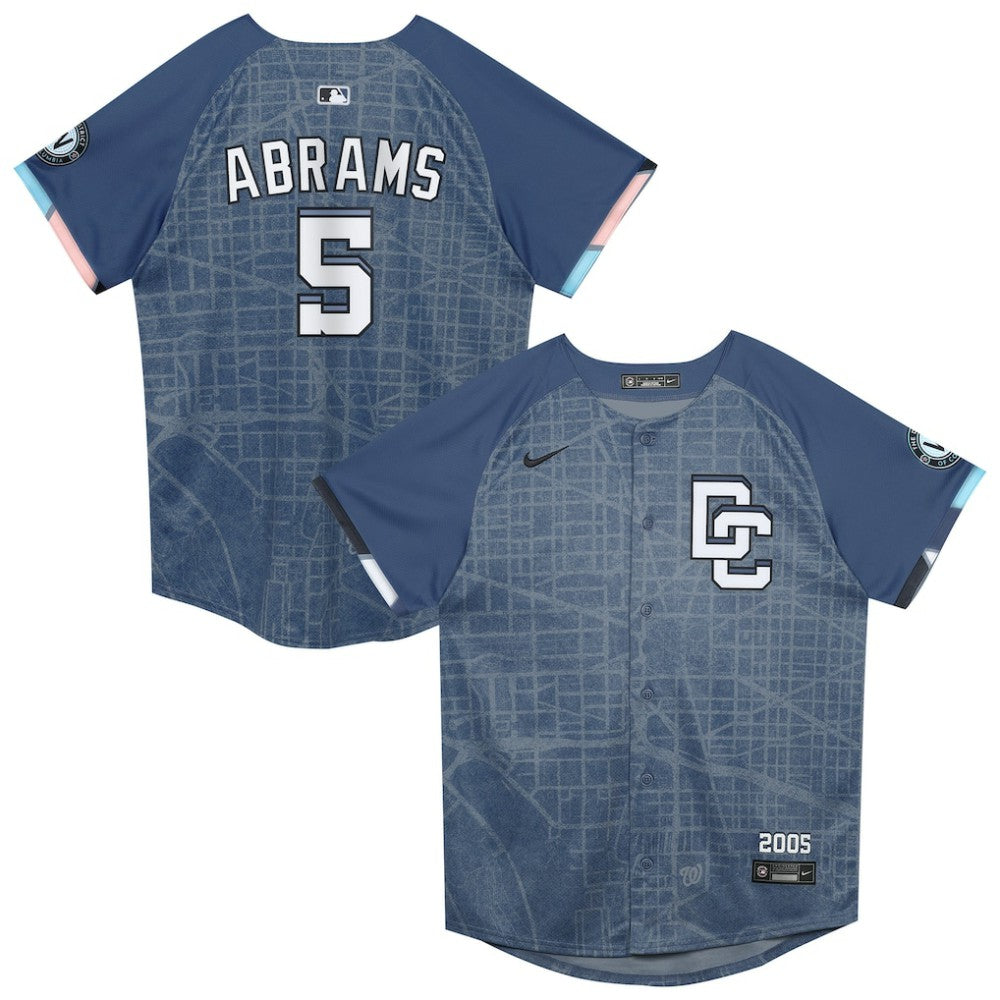 CJ Abrams Washington Nationals Preschool City Connect 2025 Limited Player Jersey Blue