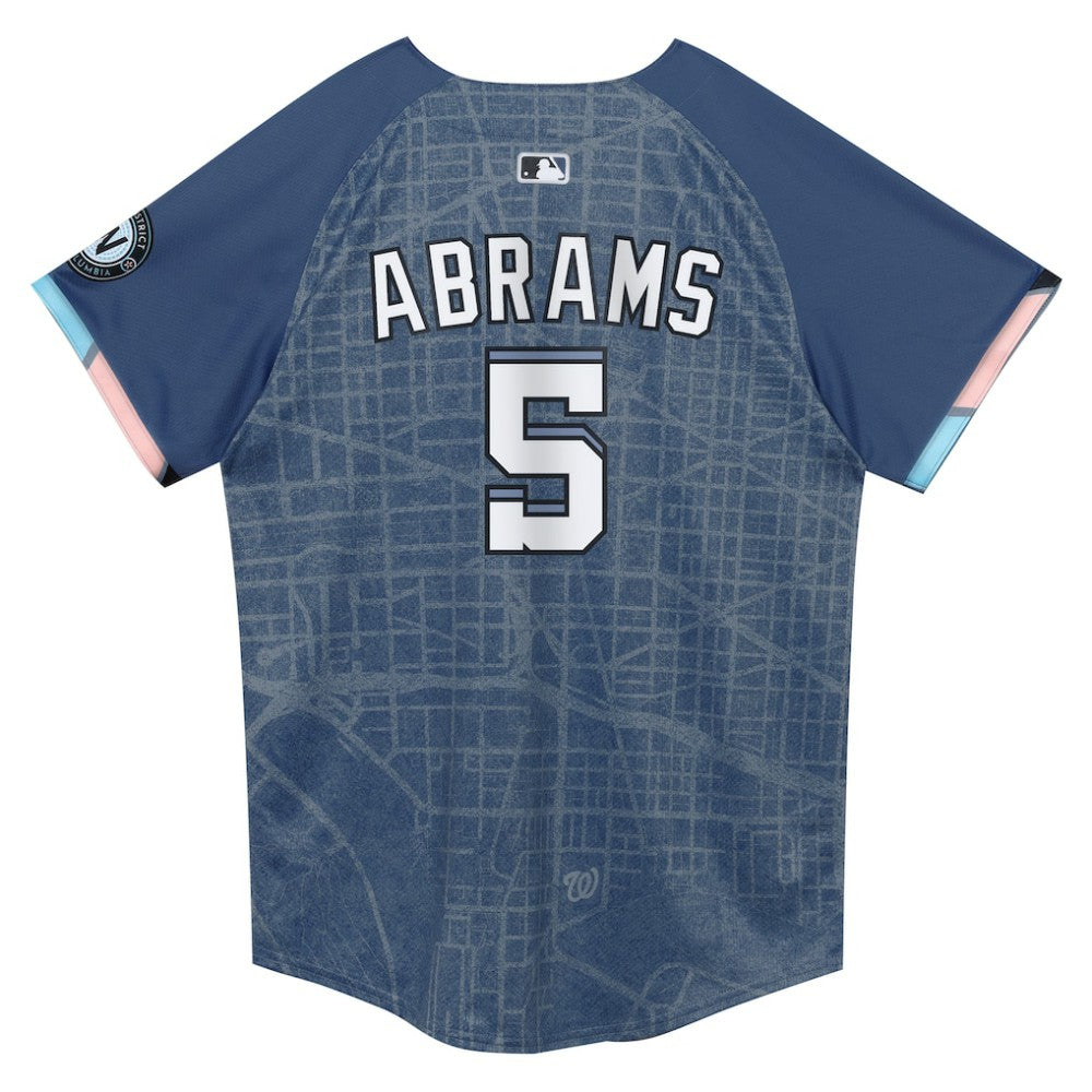 CJ Abrams Washington Nationals Preschool City Connect 2025 Limited Player Jersey Blue