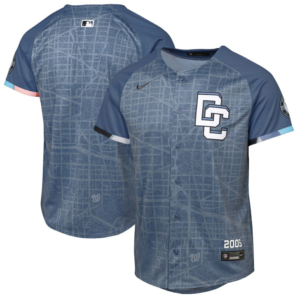 Washington Nationals Youth 2025 City Connect Limited Jersey Blue