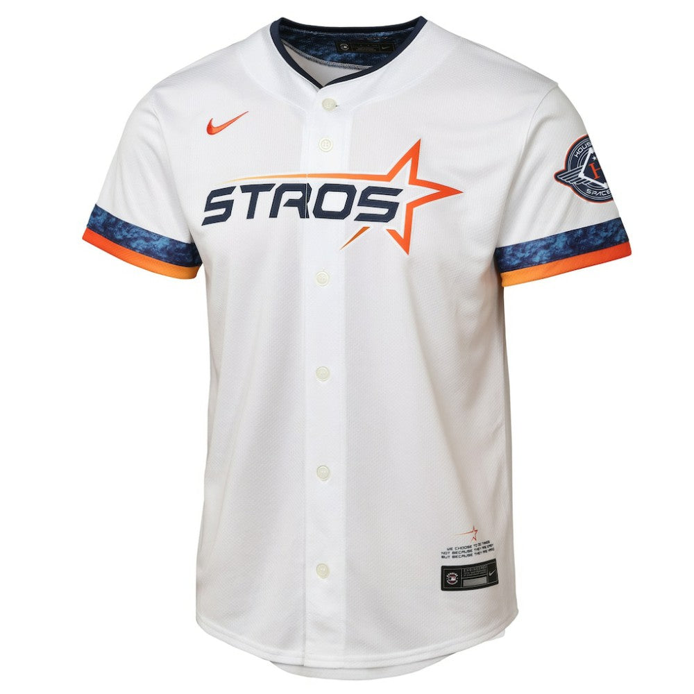 Houston Astros Youth 2025 City Connect Limited Jersey White