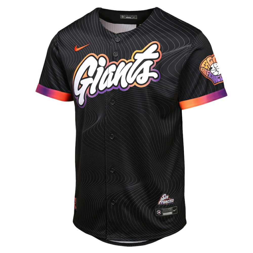 San Francisco Giants Youth 2025 City Connect Limited Jersey Anthracite