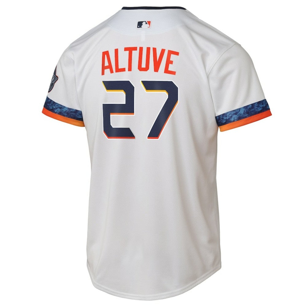 Jose Altuve Houston Astros Youth 2025 City Connect Limited Player Jersey White