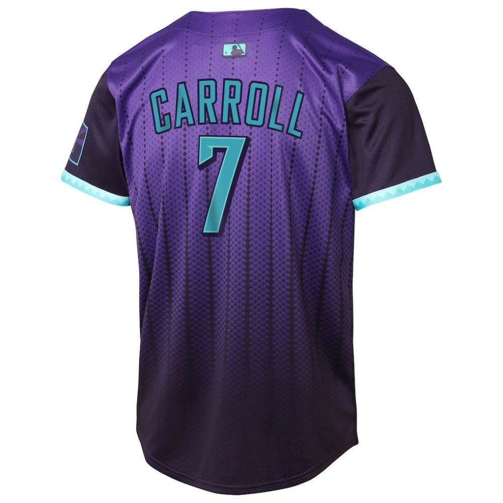 Corbin Carroll Arizona Diamondbacks Youth 2025 City Connect Limited Player Jersey Purple