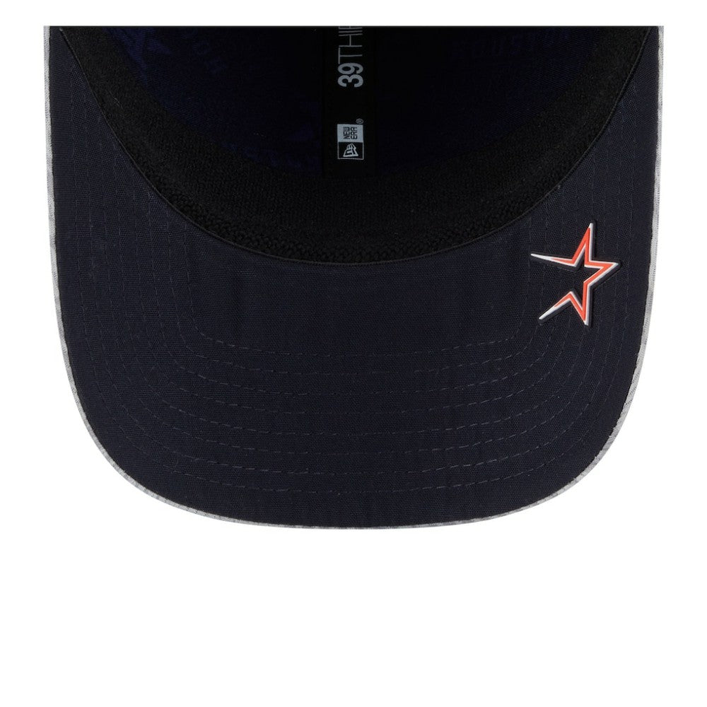 Houston Astros 2025 MLB Clubhouse 39THIRTY Flex Hat Gray