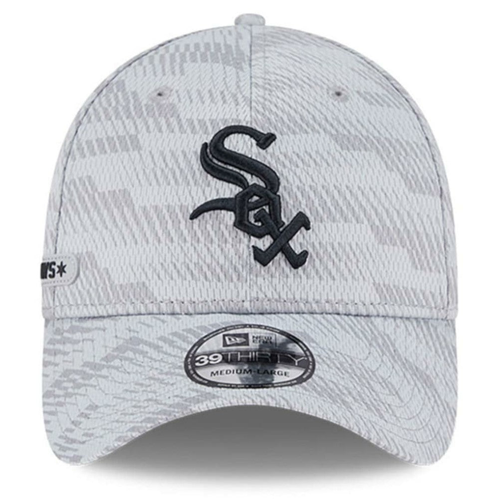Chicago White Sox 2025 MLB Clubhouse 39THIRTY Flex Hat Gray