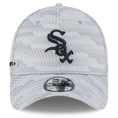 Chicago White Sox 2025 MLB Clubhouse 39THIRTY Flex Hat Gray