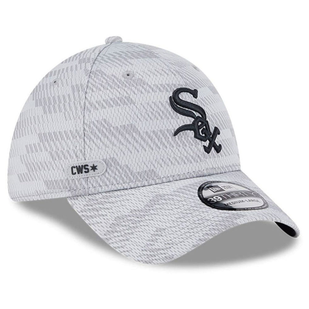 Chicago White Sox 2025 MLB Clubhouse 39THIRTY Flex Hat Gray